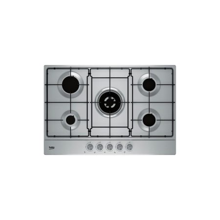 Beko Hiaw75224Sxe Piano Cottura 75Cm 5 Fuochi A Gas Colore Inox