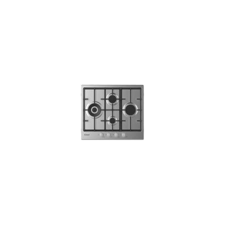 Candy Chg6D4Wx Piano Cottura Da Incasso 60Cm 4 Fuochi A Gas Colore Inox - Promo