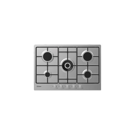 Candy Chw74Wx Piano Cottura 75Cm 5 Fuochi Colore Inox