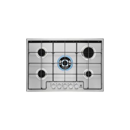 Electrolux Egs7534X Piano Cottura Da Incasso 75Cm 5 Fuochi A Gas 1 Multicorona Inox