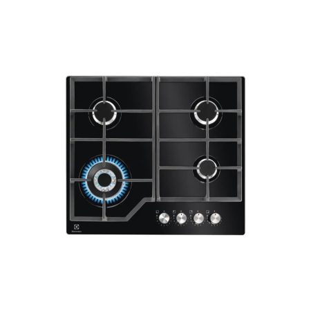 Electrolux Kgg64362K Piano Cottura 60Cm 4 Fuochi A Gas Colore Nero