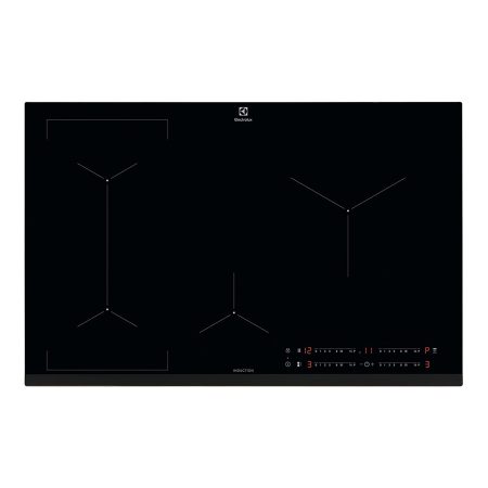 Electrolux Lil83443 Piano Cottura Ad Induzione 4 Zone Bridge 78 Cm In Vetroceramica Nero - Promo
