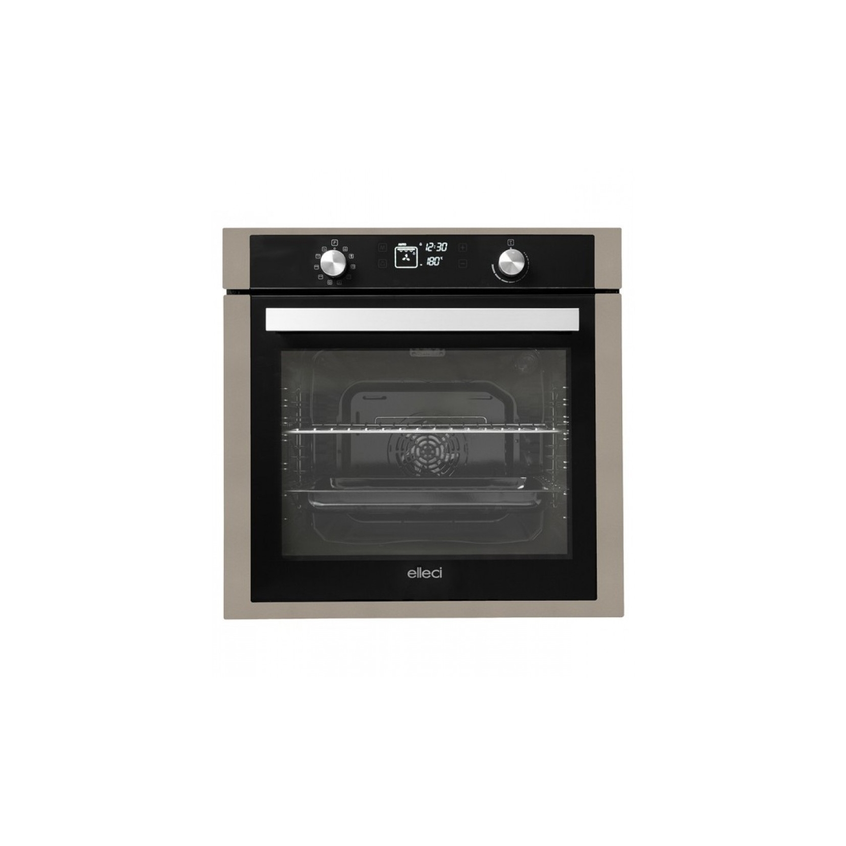 Elleci Plano Plus 60 Fgpp60243Ns Forno Da Incasso Multifunzione 60Cm 10 Funzioni Colore Tortora - Promo