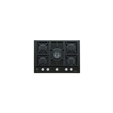 Glem Gas Gv755Xbk Piano Cottura Da Incasso 5 Fuochi A Gas 70Cm In Cristallo Nero