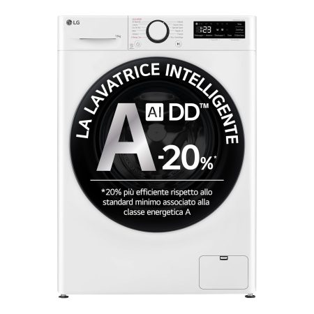Lg F4R3013Nswb Lavatrice 13Kg 1400 Giri Inverter Vapore Classe A - Promo