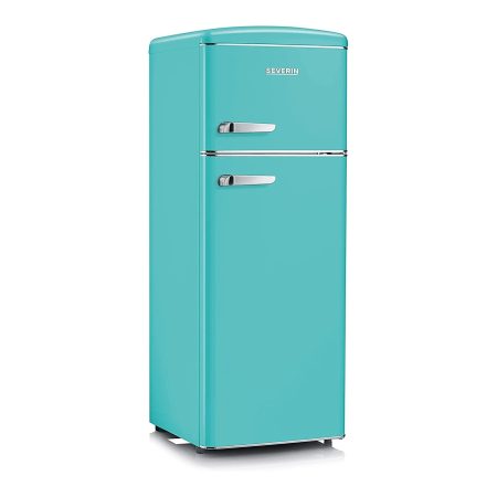 Severin Rkg 8934 Frigorifero Doppia Porta Linea Retro' 208 Lt Classe E Colore Turchese - Rkg8934