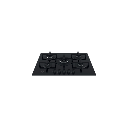 Whirlpool Goa7523/Nb1 Piano Cottura Da Incasso 75Cm 5 Fuochi A Gas In Vetroceramica Nero - Promo
